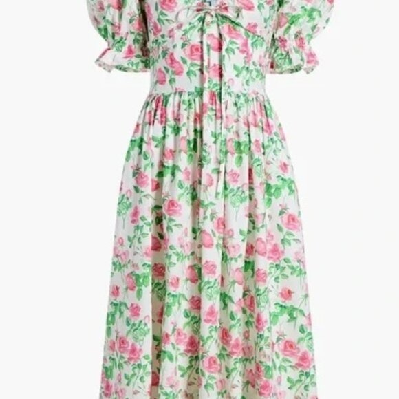 Hill House Ophelia Dress - Pink Roses - Picture 2 of 5